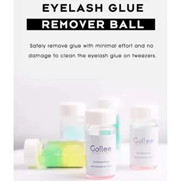 Eyelash Extensions Tweezer Cleaner/Liquid Glue Remover and Sponge Ball For Lash Extension Tools Tweezers for Eyelash Extensions