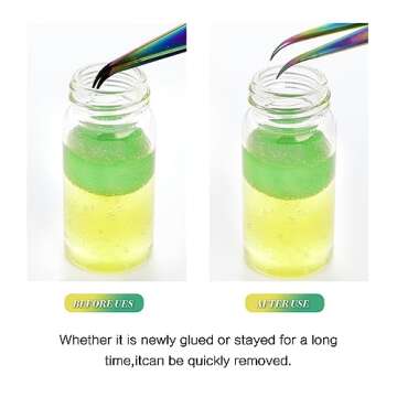 Eyelash Extensions Tweezer Cleaner/Liquid Glue Remover and Sponge Ball For Lash Extension Tools Tweezers for Eyelash Extensions