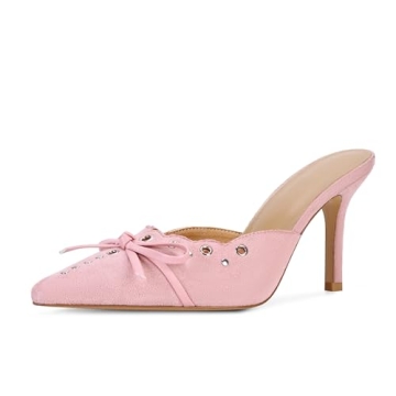 Elevate Your Style with DOEYG Pink Kitten Heels - Pointed Toe Vintage Charm