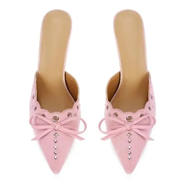 Trendy DOEYG Pink Kitten Heels for Women Style Elegance