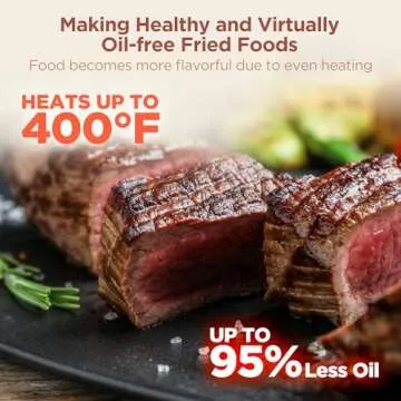 HAIMEEC Air Fryer 8-in-1 with 6.3 Qt Spacious Capacity