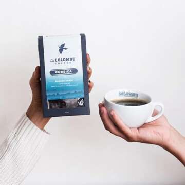 La Colombe Corsica Dark Roast Whole Bean Coffee - 12 Ounce, 1 Pack - Notes of Baker's Chocolate, Red Wine & Spices - Full-Bodied, Chocolatey, Roasty Coffee Beans