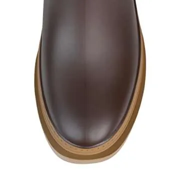 Chic RAIN-STORM Brown Honey Knee-High Boots for Women