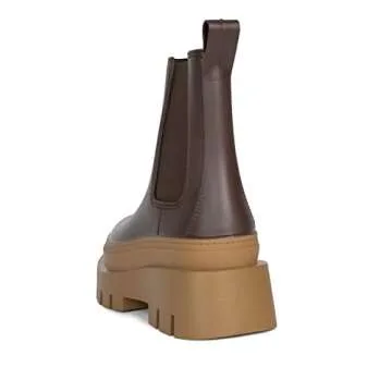 Chic RAIN-STORM Brown Honey Knee-High Boots for Women