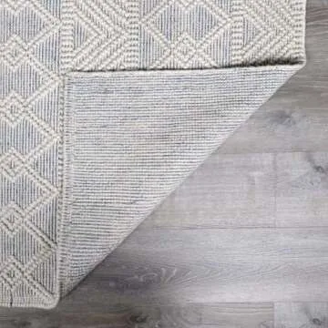 Hauteloom Ginter Hand Woven Wool Runner Rug for Hallways