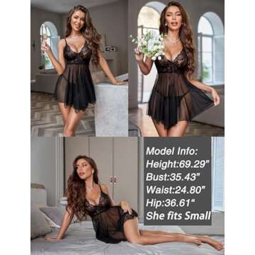 Elegant Avidlove Babydoll Set for Special Occasions