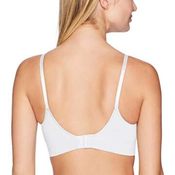 Warner's Women's Easy Does It Comfort Bra - Dig-Free, Wireless, White, Large