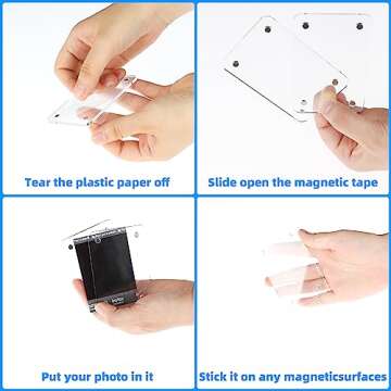 Magnetic Acrylic Photo Frames for Polaroid and Instax