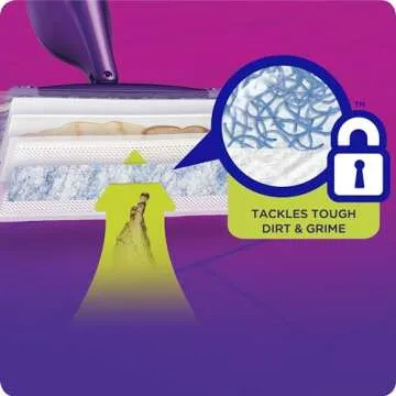 Swiffer Wetjet Mop Pad Refills - Heavy Duty Cleaning Solution