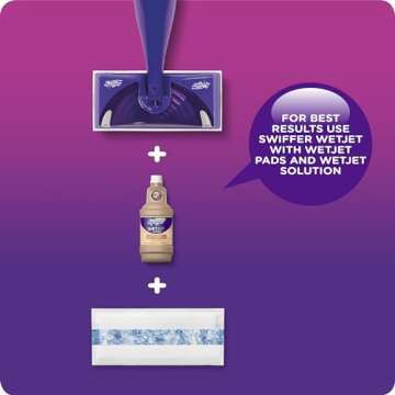 Swiffer Wetjet Mop Pad Refills - Heavy Duty Cleaning Solution