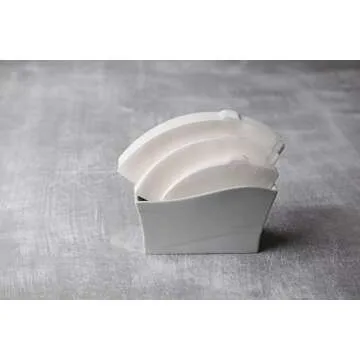 Hario V60 Paper Coffee Filter, Size 02, White, 200ct
