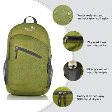 Lightweight Packable Hiking Backpack - Outlander