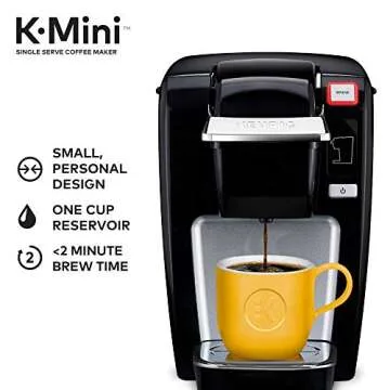 Keurig K-Mini K15 Single Serve, K-Cup Pod Coffee Maker, Black