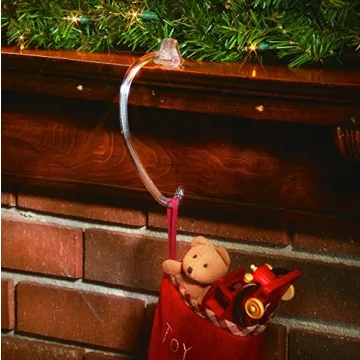 Holiday Joy Safety Grip Stocking Holders for Damage-Free Decor