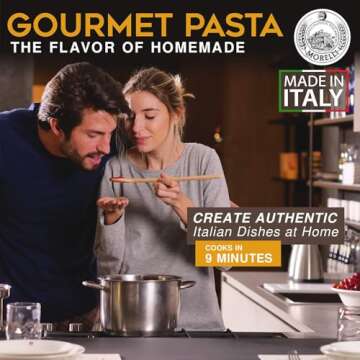 Morelli Strozzapreti Pasta al Nero di Seppia - Black Squid Ink Pasta Imported from Italy 500g