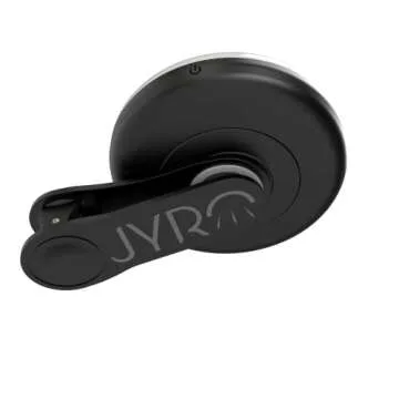 Macro Lens for iPhone/Android Smartphone, 15x Zoom with Integrated LED Ring Light - Adjustable Effect for Phone Photography Clip on Zoom Lens and Portable Charging,(Black)