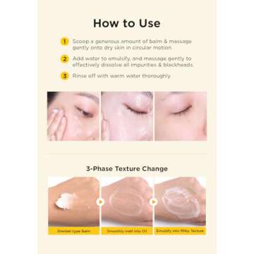 Hanskin PHA Pore Cleansing Balm, Gentle Blackhead Cleanser and Makeup Remover for Sensitive Skin [PHA/2.82 oz]