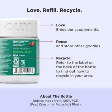 OLLY Muscle Recovery Sleep Gummies, Sleep and Sore Muscle Support, 3mg Melatonin, Tart Cherry, Vitamin D, Berry Flavor - 40 Count