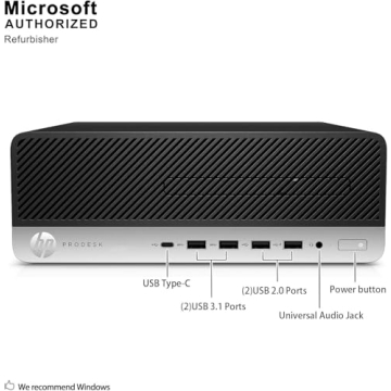 HP Gaming ProDesk 600 G3 SFF Desktop PC Bundle