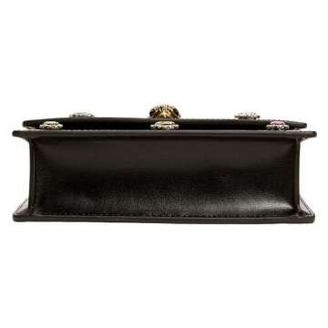 Kurt Geiger London Mini Black Leather Crossbody Bag