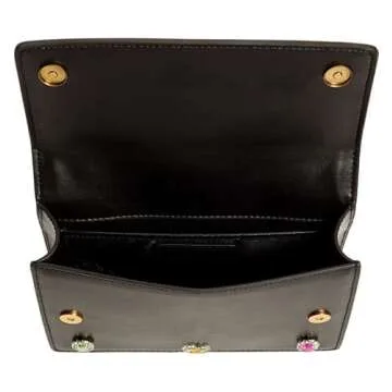 Kurt Geiger London Mini Black Leather Crossbody Bag