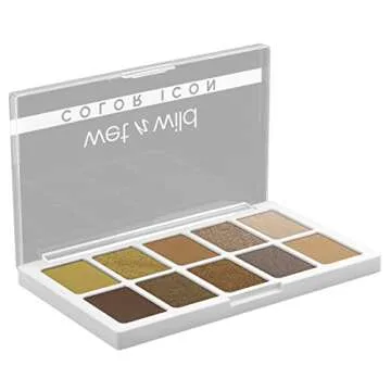 wet n wild Color Icon 10-Pan Eyeshadow Makeup Palette, Yellow Call Me Sunshine, Long Lasting, Shimmer, Metallic, Glittery, Matte, Rich Smooth Pigment, Cruelty Free