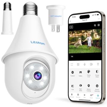Litokam 4MP Wireless Security Camera – Easy Installation & Smart Features