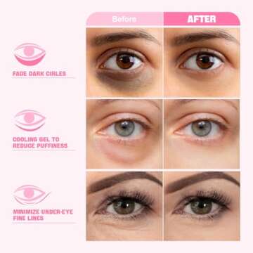 ZealSea Under Eye Patches for Puffy Eyes and Dark Circles (Collagen, 20pairs), Anti-wrinkle Patches,...