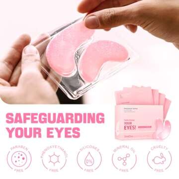 ZealSea Under Eye Patches for Puffy Eyes and Dark Circles (Collagen, 20pairs), Anti-wrinkle Patches, Eye Bags Remover for Women, Eye Masks-Pads-Gels for Spa Party Christmas Gifts, Vegan Cruelty-Free