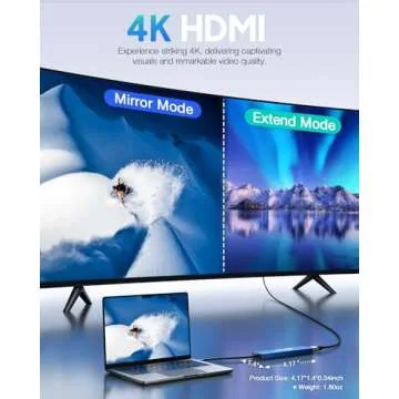 Hiearcool 7 in 1 USB-C Hub for MacBook and More