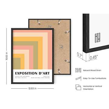 HAUS AND HUES Danish Pastel Posters, Trendy Posters, Danish Posters, Danish Pastel Wall Decor, Aesthetic Posters Art, Abstract Art Exhibition Poster, Cute Poster (12x16 Unframed)