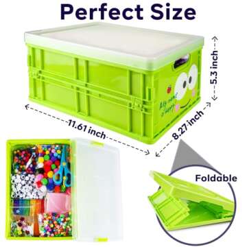 FUNZBO Arts and Crafts Supplies for Kids - Craft Kits with Pipe Cleaners, Popsicle Stickers, Construction Paper, Pom Poms & Googly Eyes, All in One Homeschool Supplies, Gifts for Girls & Boys Age 4+