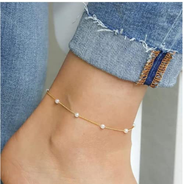 Stylish Sewyer Gold Layered Anklets for Women