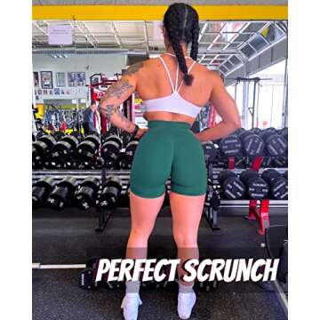 Danysu Seamless Scrunch Butt Shorts for Comfortable Workouts