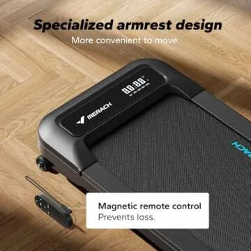 MERACH Compact and Quiet Walking Pad Treadmill