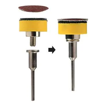 Yakamoz 100Pcs Sanding Disc Kit for Rotary Tools