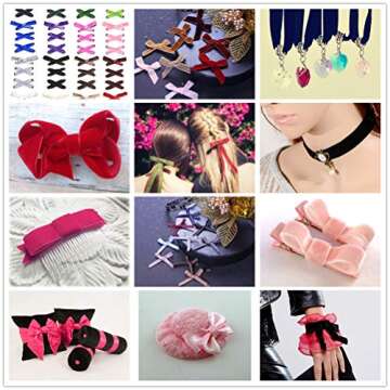 Velvet Ribbon for Crafts - 20 Yard Bulk Quality Ribbon