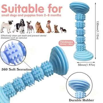DogieLyn Teething Toys for Puppies - 4 Pack Interactive Chew Toys