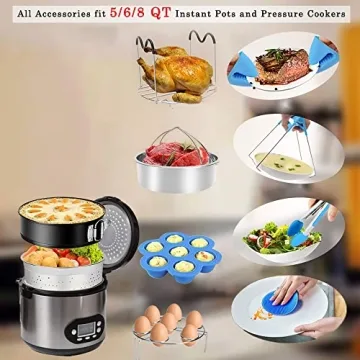 Premium 73 PCS Instant Pot Accessories Set for Pressure Cookers