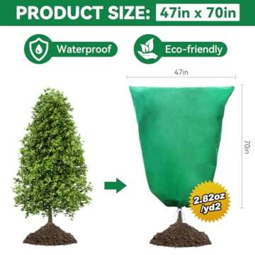 Durable Plant Covers for Winter Protection and Growth