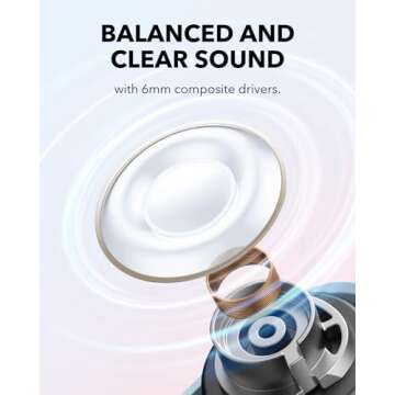 Soundcore A30i by Anker, Smart Noise Cancelling Earbuds, Lipstick-Shaped Stylish Design, Tiny, Lightweight Comfort, Clear Sound, IP54, 15H Playtime in ANC Mode, Wireless Earbuds, Bluetooth 5.4