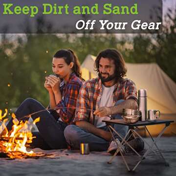 Outdoor 360 Small Camping Side Table - Lightweight, Portable & Foldable for Easy Travel