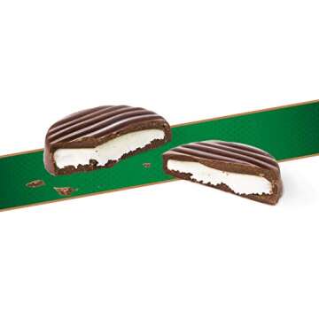 Russell Stover Sugar Free Dark Chocolate Mint Patties with Stevia, 3 Ounce Bag