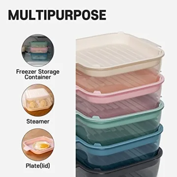 GOODSDECO BPA-Free Food Storage Containers Set of 5