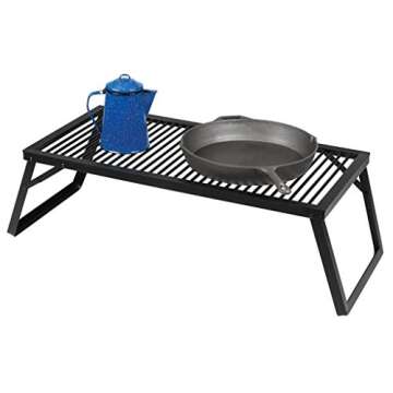 Stansport Extra Heavy-Duty Camp Grill - Perfect for Outdoor Cooking and Camping