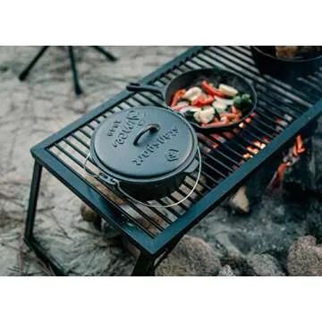 Stansport Heavy-Duty Camp Grill for Outdoor Cooking