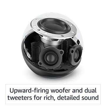 Multi Room Music Starter Kit | Echo (4th Gen) + 2 Echo Dot (4th Gen), Glacier White