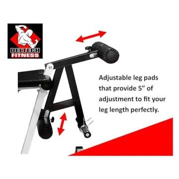 Leg Extension and Curl Machine by Deltech Fitness