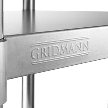 GRIDMANN Commercial Stainless Steel Prep Table 72 x 24