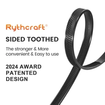 Heavy Duty Zip Ties - 200 lbs Strength, 80 Pack